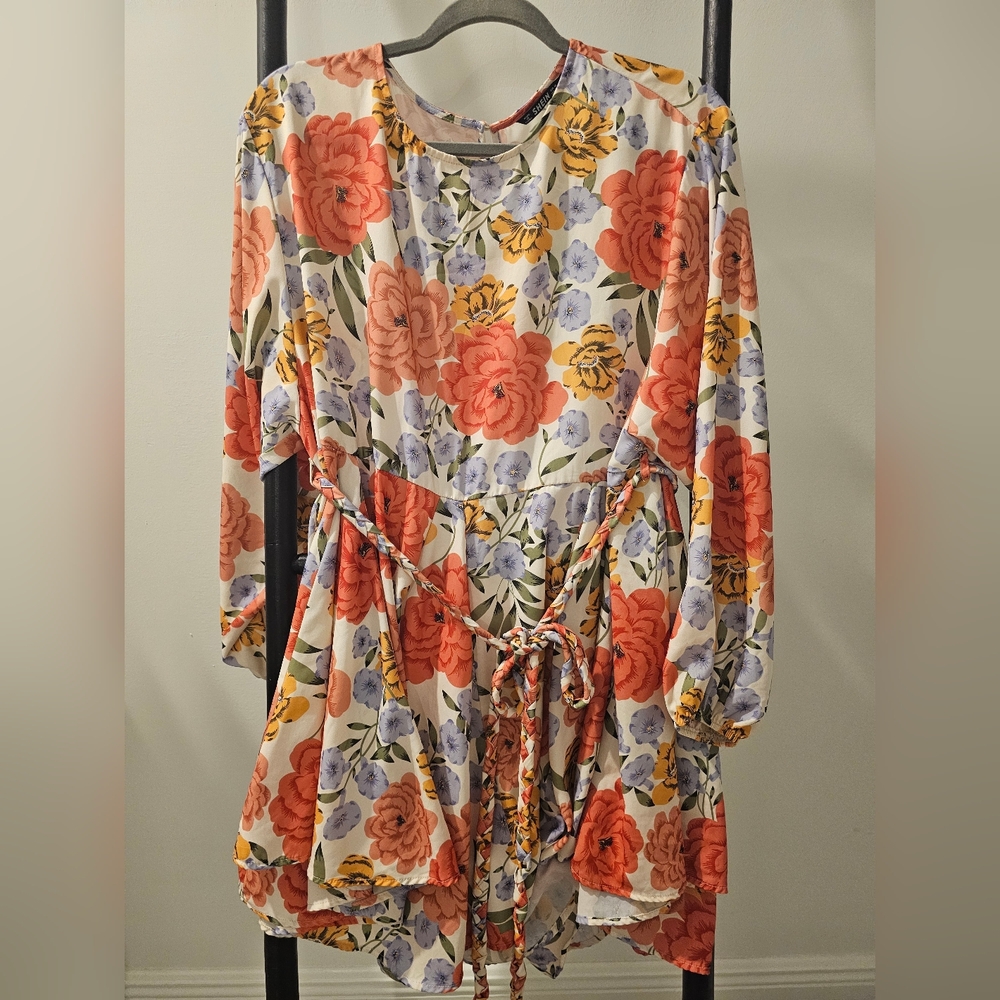 Floral Print Women's Dress